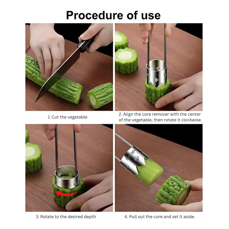 CoreFree™ Frö- & Kärnborttagare för Frukt och Grönsaker – 1+1 Gratis