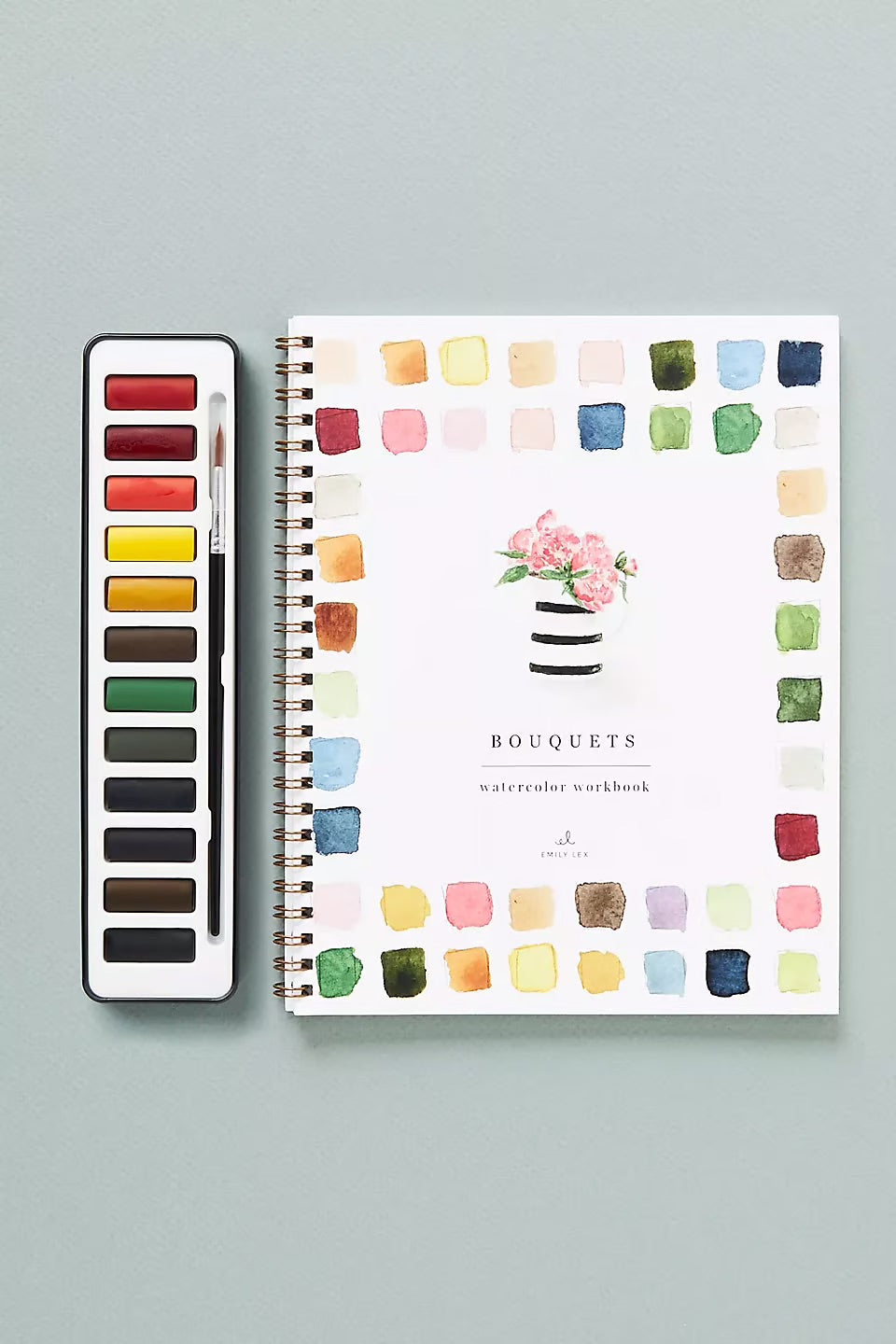 Färgström™ | Tänd din kreativitet med vår inspirerande akvarellarbetsbok!