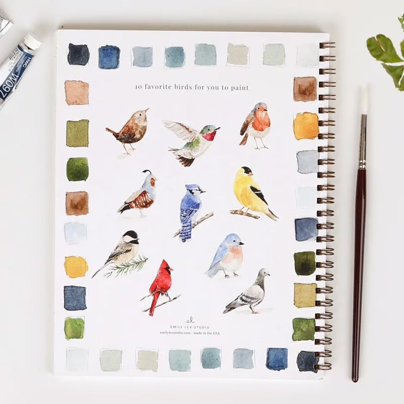 Färgström™ | Tänd din kreativitet med vår inspirerande akvarellarbetsbok!
