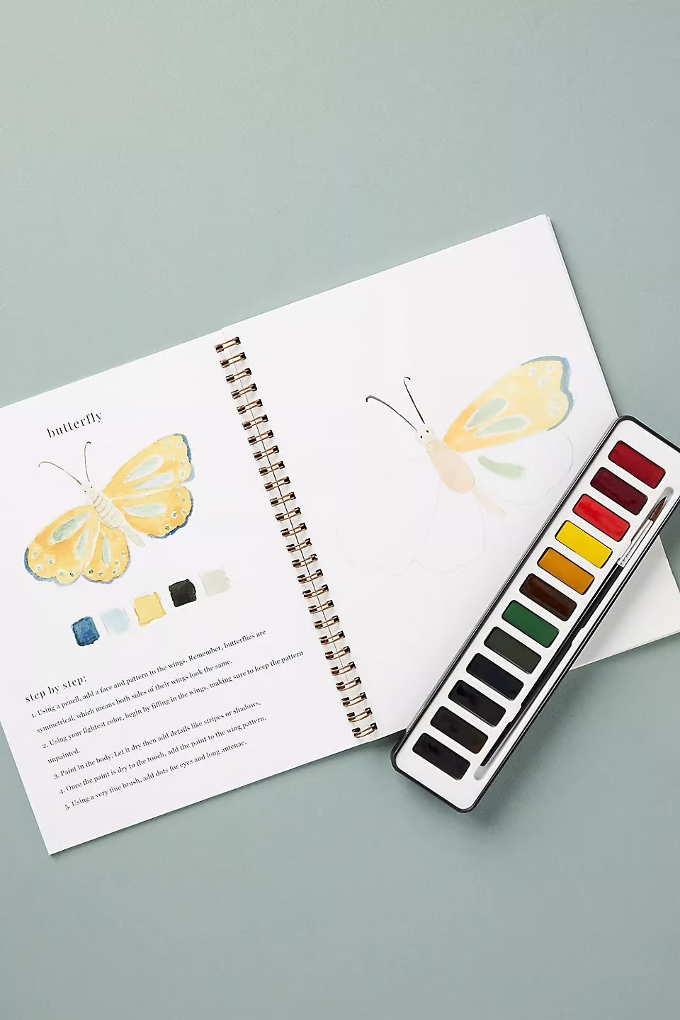 Färgström™ | Tänd din kreativitet med vår inspirerande akvarellarbetsbok!