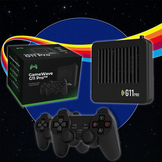 GameWave G11 Pro™ | Återupplev din barndom – den ultimata retro gaming-upplevelsen!