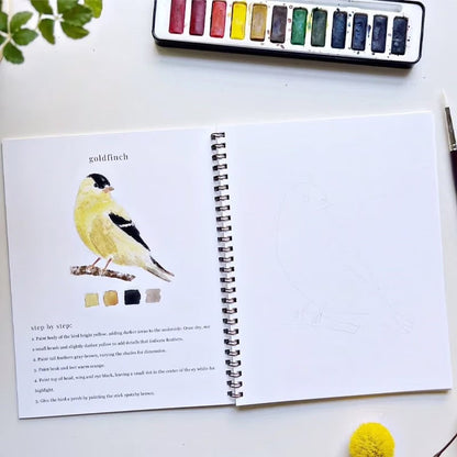 Färgström™ | Tänd din kreativitet med vår inspirerande akvarellarbetsbok!