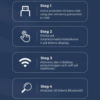 CarConnect™ – Mini Trådlös CarPlay-adapter