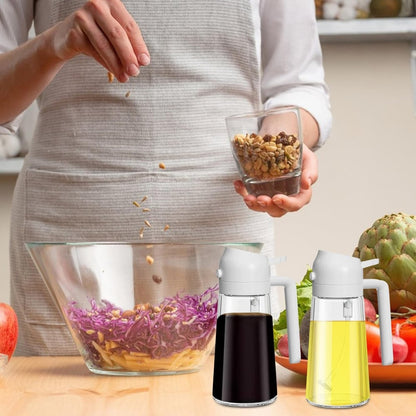 OilMate™ | 2-i-1 oljespruta & dispenser – dubbel funktion, ingen spill