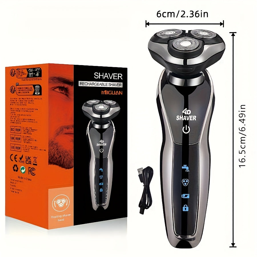 TrimMaster™ | 4D 3-i-1 rakapparat, trimmer & näshårsklippare