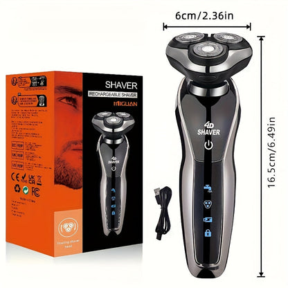 TrimMaster™ | 4D 3-i-1 rakapparat, trimmer & näshårsklippare