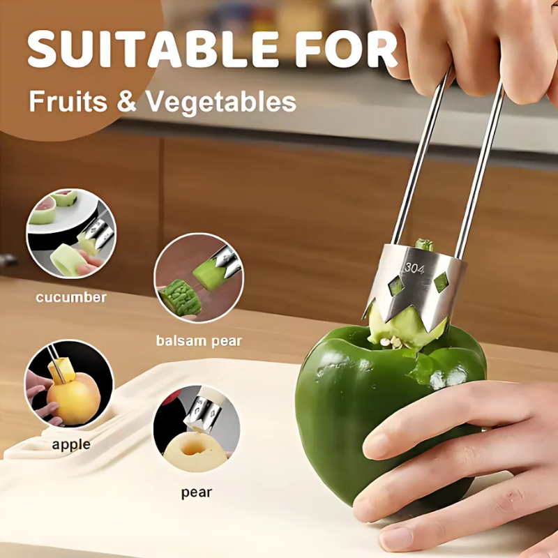 CoreFree™ Frö- & Kärnborttagare för Frukt och Grönsaker – 1+1 Gratis