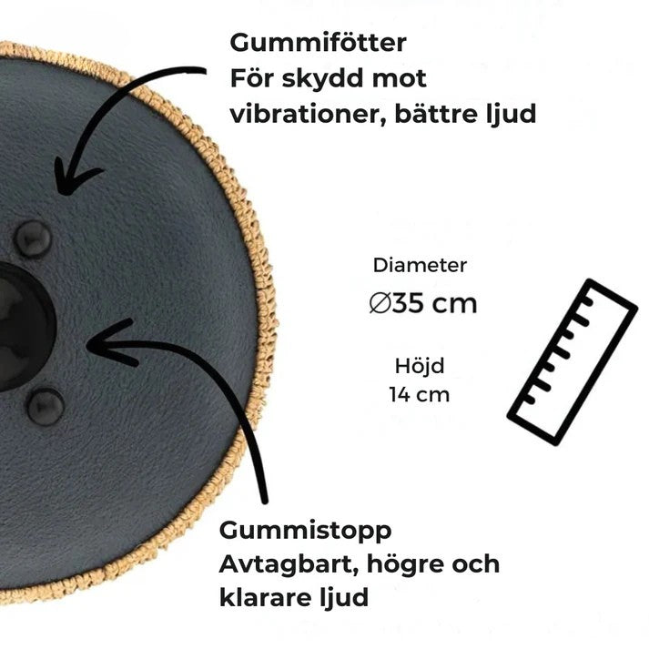 EchoZen™ Handpan Drum – Magiska klanger för vila & meditation