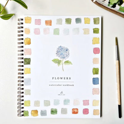 Färgström™ | Tänd din kreativitet med vår inspirerande akvarellarbetsbok!