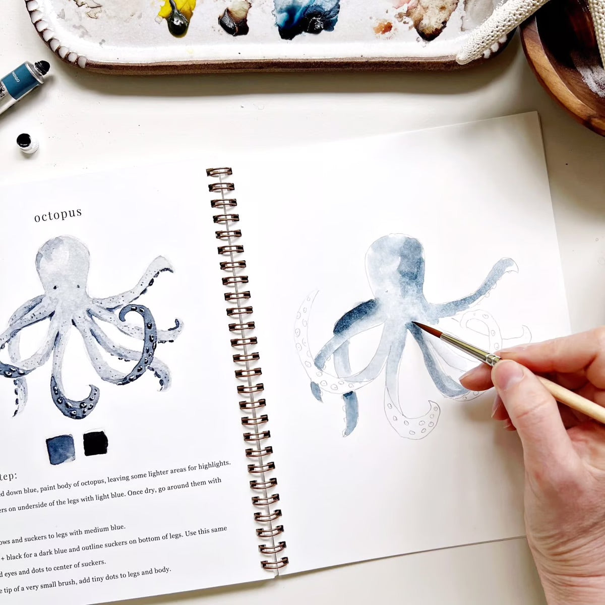 Färgström™ | Tänd din kreativitet med vår inspirerande akvarellarbetsbok!