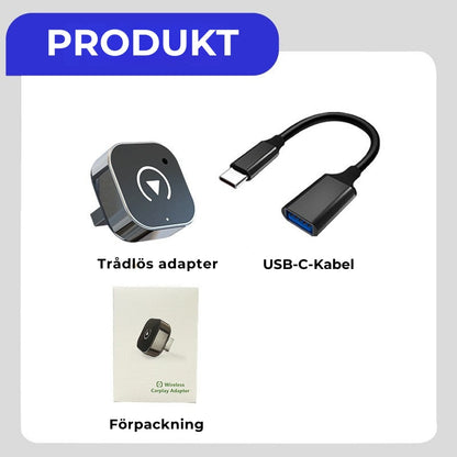 CarConnect™ – Mini Trådlös CarPlay-adapter