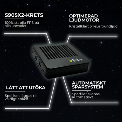 GameWave G11 Pro™ | Återupplev din barndom – den ultimata retro gaming-upplevelsen!