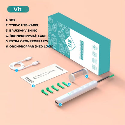 EarCam™ – Digital kamera för säker öronrengöring