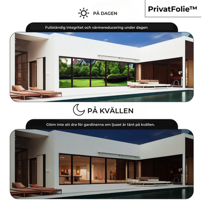 PrivatFolie™ – UV-skyddande privatlivsfilm!