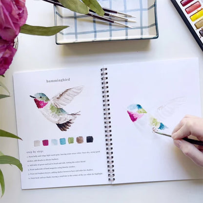 Färgström™ | Tänd din kreativitet med vår inspirerande akvarellarbetsbok!