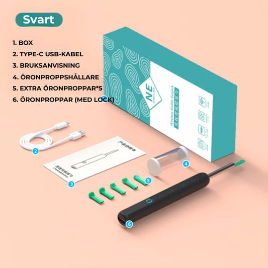 EarCam™ – Digital kamera för säker öronrengöring