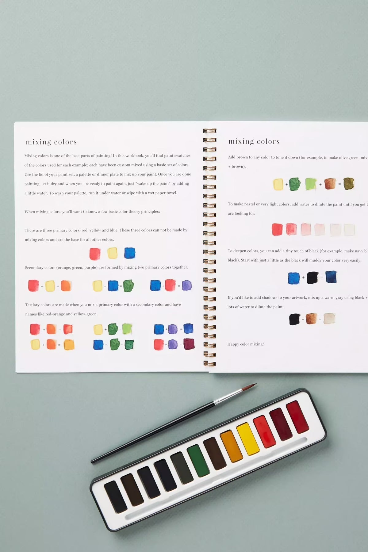Färgström™ | Tänd din kreativitet med vår inspirerande akvarellarbetsbok!