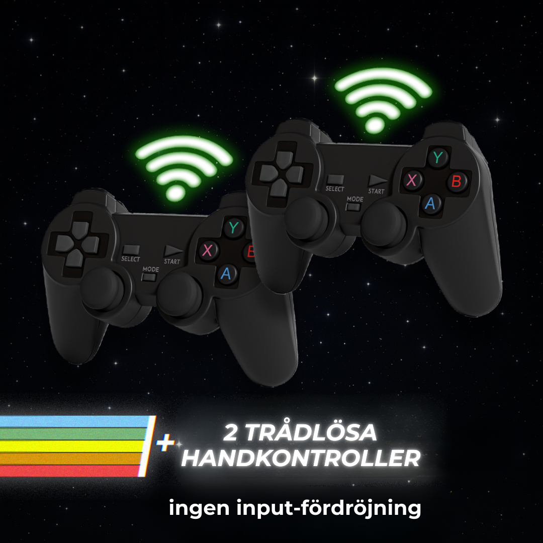 GameWave G11 Pro™ | Återupplev din barndom – den ultimata retro gaming-upplevelsen!