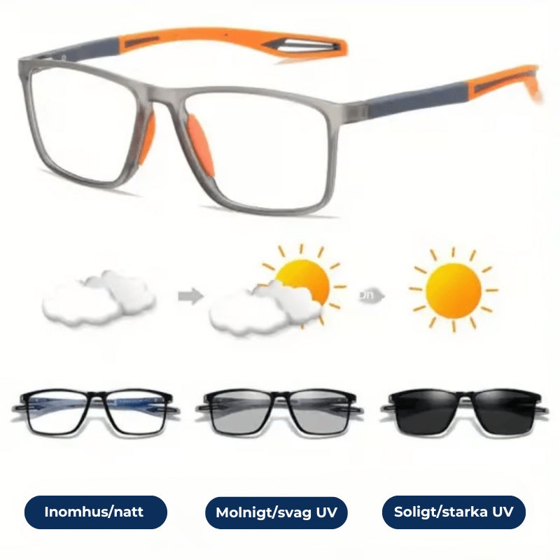 👓️ Bifokala glasögon för Sol- och blåljus (UV)