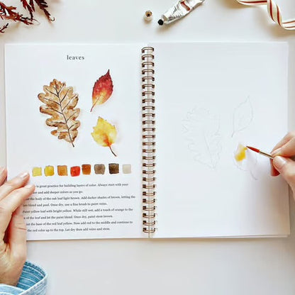 Färgström™ | Tänd din kreativitet med vår inspirerande akvarellarbetsbok!