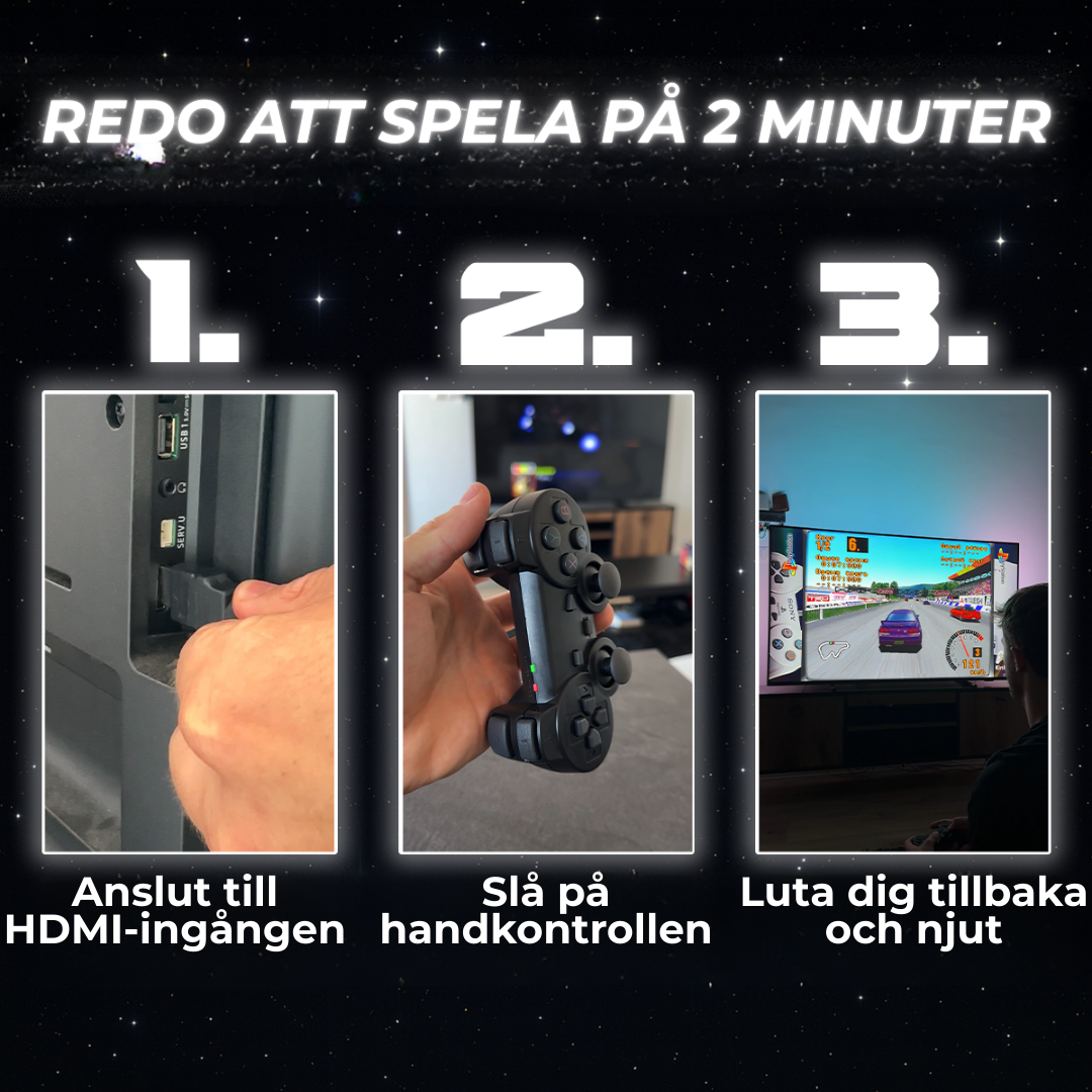 GameWave G11 Pro™ | Återupplev din barndom – den ultimata retro gaming-upplevelsen!