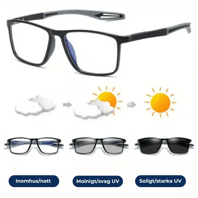 👓️ Bifokala glasögon för Sol- och blåljus (UV)