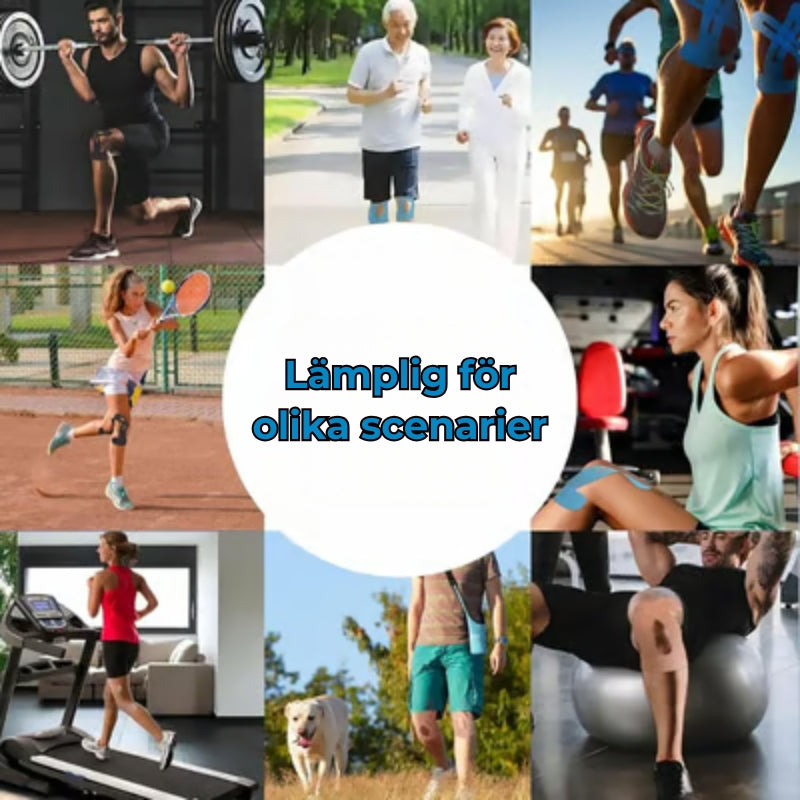 FlexiKnee – Stöd dina knän med förskurna muskelplåster