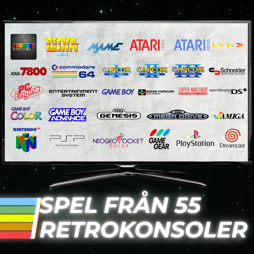 GameWave G11 Pro™ | Återupplev din barndom – den ultimata retro gaming-upplevelsen!