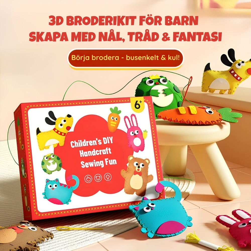 Threadies™ | Gör-det-själv sykit för barn