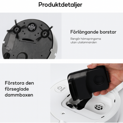 RoboClean Max™ | Effektiv städning med ett knapptryck