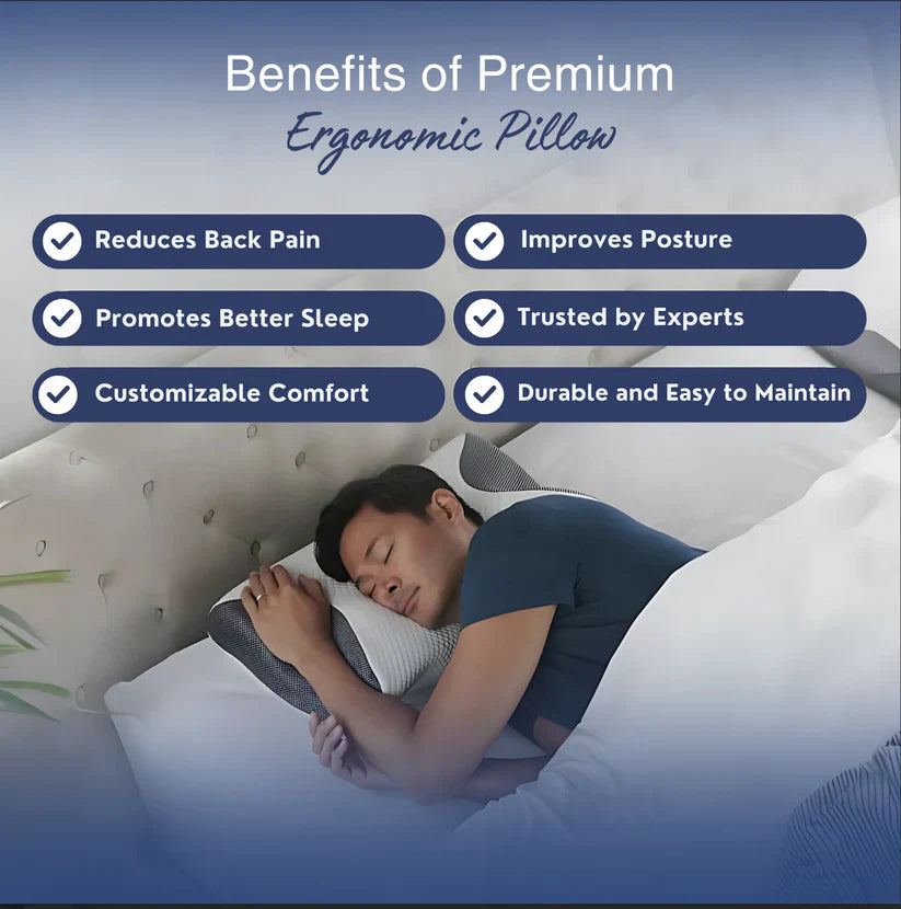 NeckCloud™ | Ergonomisk kudde för bättre sömn | 50–70% RABATT