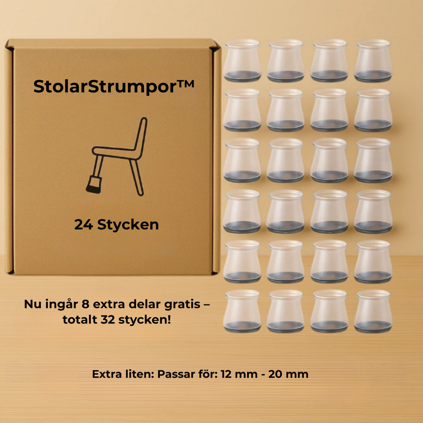StolarStrumpor™ – Det bästa ljudisolerande skyddet för ditt golv!