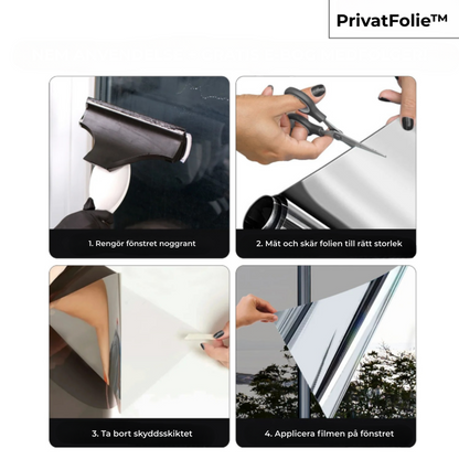 PrivatFolie™ – UV-skyddande privatlivsfilm!