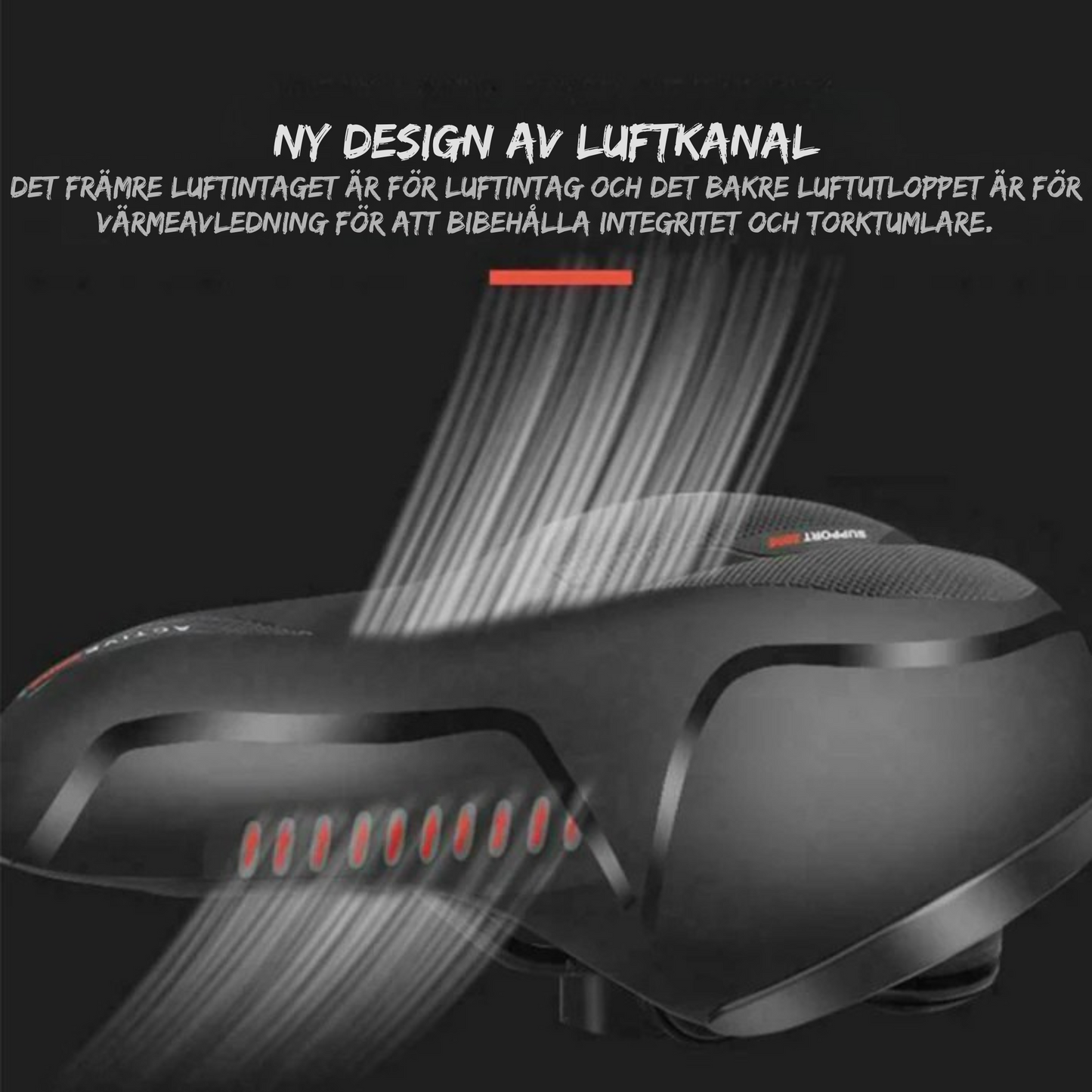 ComfortRider™ | Smärtfri ortopedisk cykelsadel