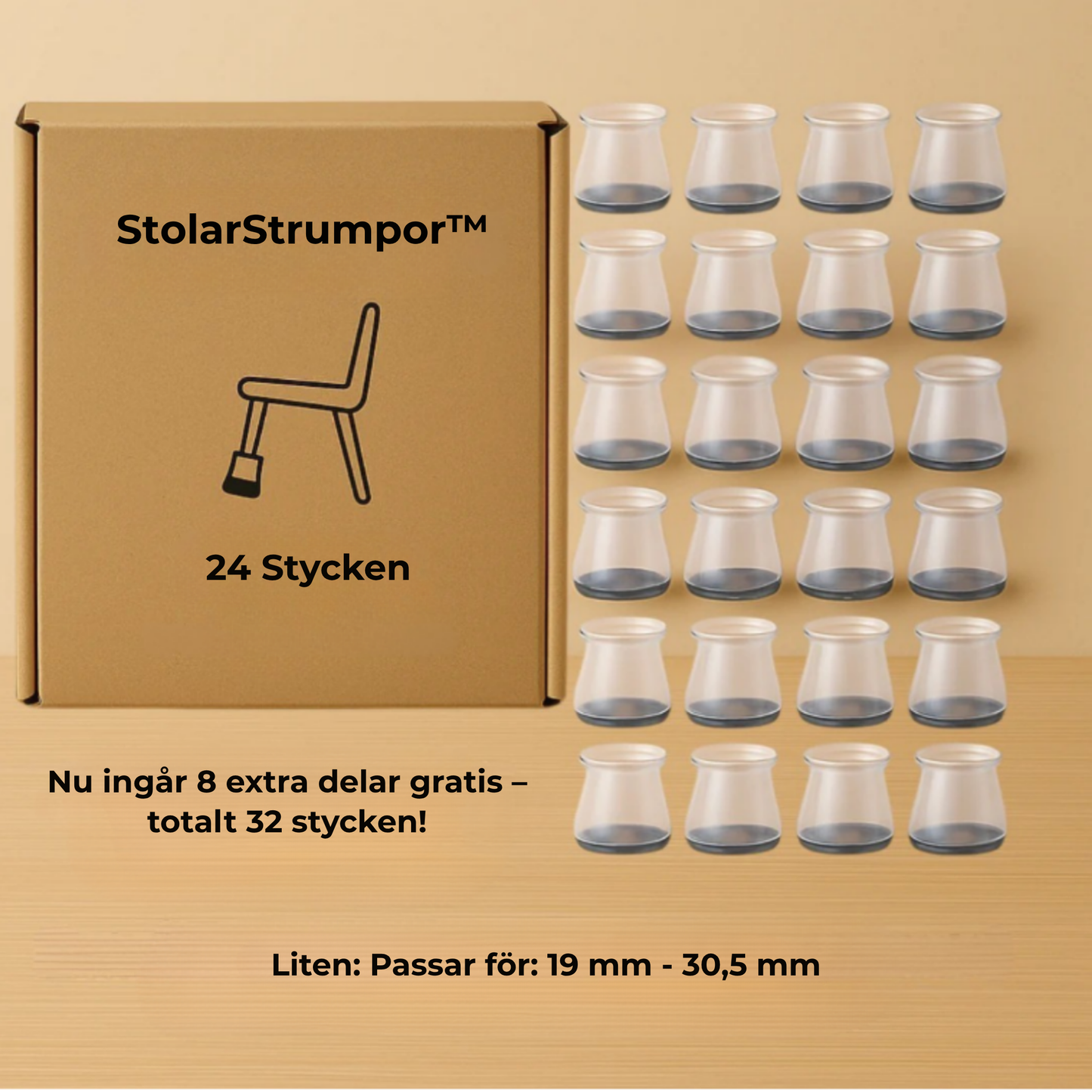 StolarStrumpor™ – Det bästa ljudisolerande skyddet för ditt golv!