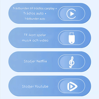 StreamRide - SmartBox | Gör Om Din Trådbundna CarPlay till Trådlös CarPlay & Android Auto med Videoappar