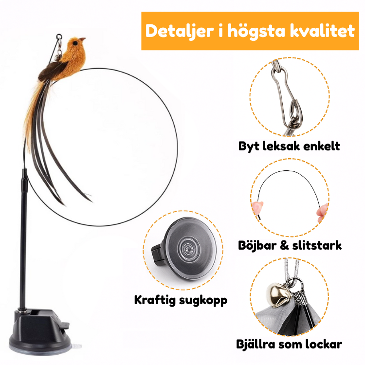 Fjäderbågen™ – Aktiverar din katt på nolltid
