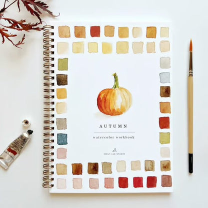 Färgström™ | Tänd din kreativitet med vår inspirerande akvarellarbetsbok!
