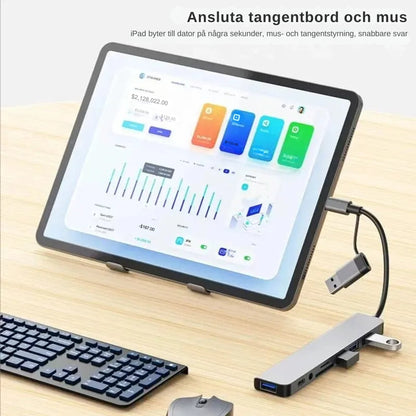 Nexus™ 8-i-2 USB-hubb - anslut allt i ett enda drag