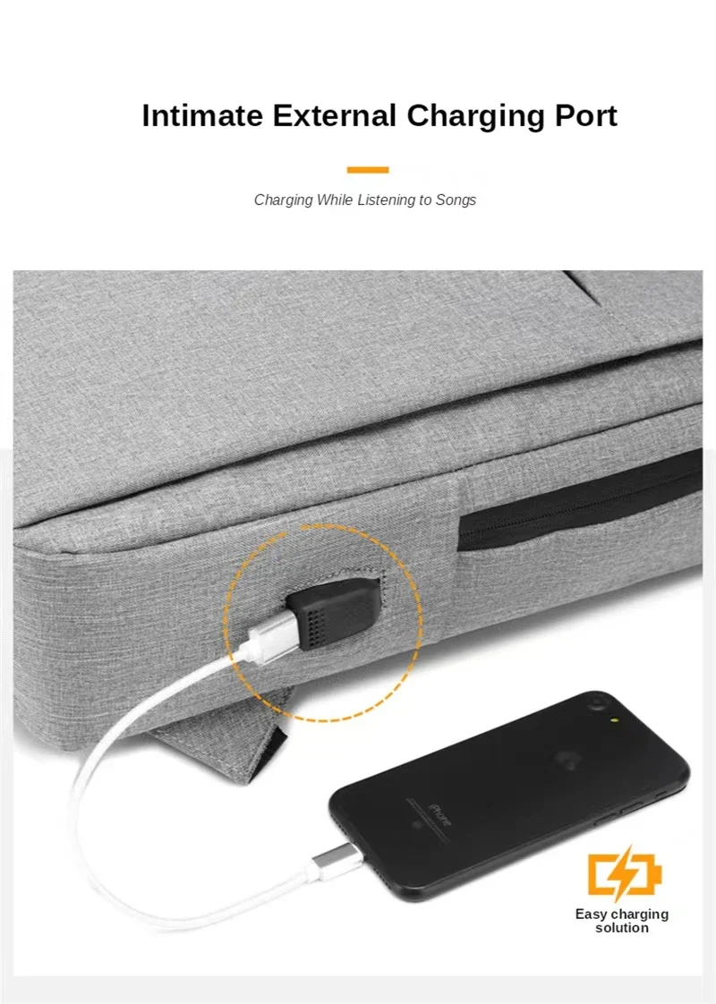 ChargePack™ | Ryggsäck för bärbar dator med stor förvaring & inbyggd laddning