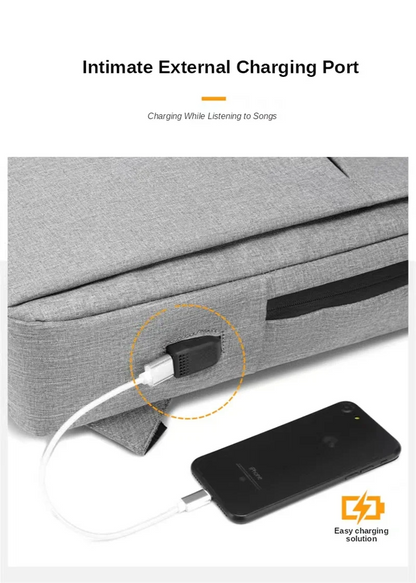 ChargePack™ | Ryggsäck för bärbar dator med stor förvaring & inbyggd laddning