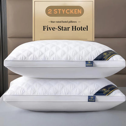 Premium Hotellkudde – Femstjärnig komfort med optimalt nackstöd för djup sömn